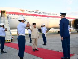 Presiden Prabowo Tiba di Rio de Janeiro untuk Upacara Militer